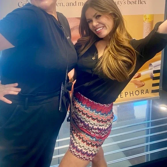 Express Zigzag Patterned Skirt - Picture 7 of 7